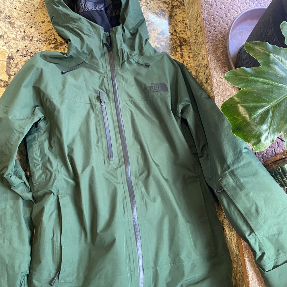 The North Face Olive Green Ski Jacket